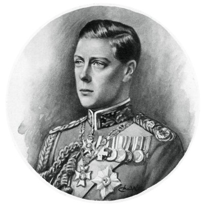 Edward VIII vid tidpunkten för sin abdikation, 11 december 1936, 1937 av Unbekannt