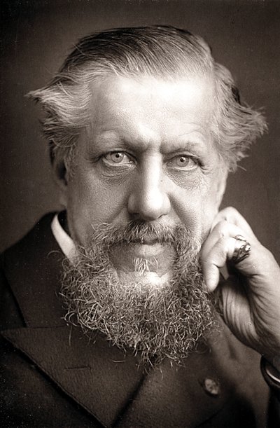 Edwin Arnold 1832-1904, brittisk orientalist, poet och journalist, c1890 av Unbekannt