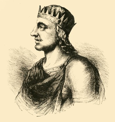 Egbert, kung av England, 771775-839, 1890. av Unbekannt