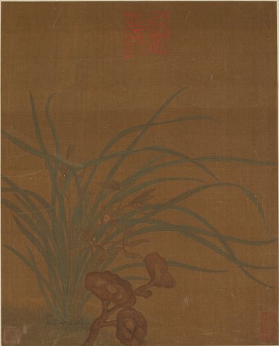 Åtta mönster av blommor, möjligen Mingdynastin, 1368-1644. av Unbekannt