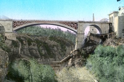 El-Kantara Bridge, Constantine, nordöstra Algeriet av Unbekannt