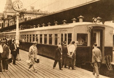 Elektriskt tåg med flera enheter, Moskva, Sovjetunionen, 1920-talet av Unbekannt