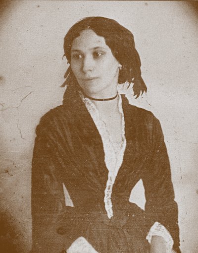 Elena Aleksandrovna Denisyeva 1826-1864, CA 1860 av Unbekannt