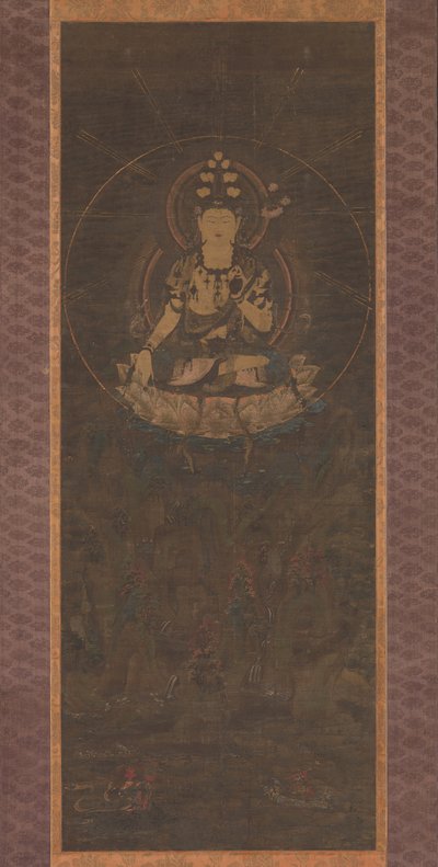 Elvahövdad Kannon på berget Fudaraka, 1200-talet. av Unbekannt