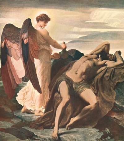 Elia i vildmarken, 1877-1878, c1902. av Unbekannt