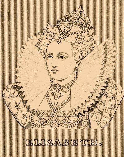 Elizabeth, 1533-1603, 1830. av Unbekannt