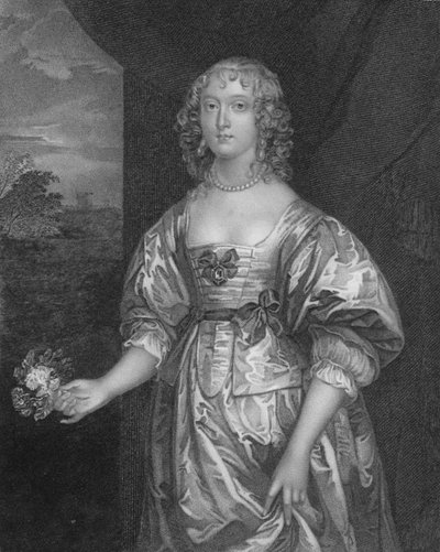 Elizabeth Cecil, grevinna av Devonshire, c1640, början av mitten av 1800-talet. av Unbekannt