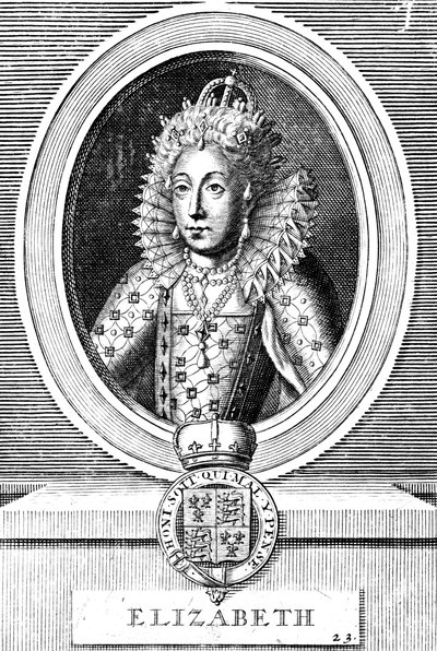 Elizabeth I, drottning av England och Irland av Unbekannt