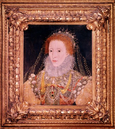 Elizabeth I, drottning av England och Irland, c1580 av Unbekannt