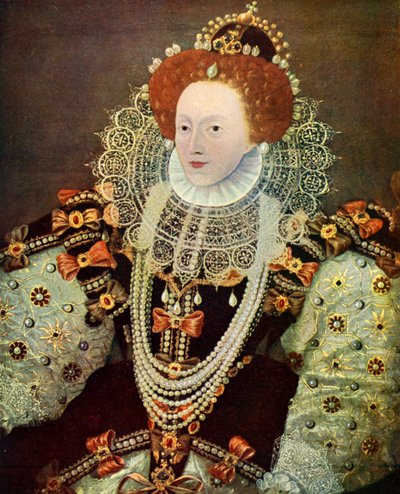 Elizabeth I, drottning av England och Irland, c1588, c1902-1905 av Unbekannt