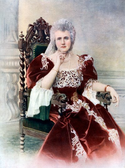 Elizabeth av Wied av Rumänien, sent 1800-tidigt 1900-tal av Unbekannt