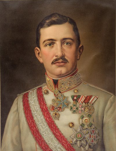 Kejsar Karl I av Österrike 1887-1922, kung av Ungern, ca. 1917. av Unbekannt