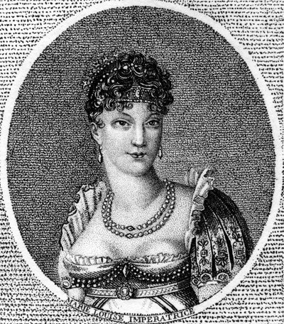 Kejsarinna Marie Louise, kejsarinna av Frankrike, andra hustru till Napoleon Bonaparte, 1791-1847 av Unbekannt