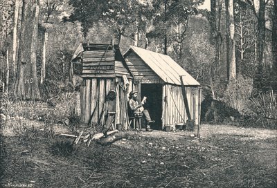 Encampment of Australian Squatters, 1896 av Unbekannt