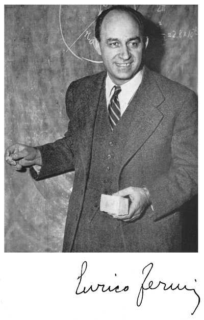 Enrico Fermi, italienskfödd amerikansk kärnfysiker av Unbekannt