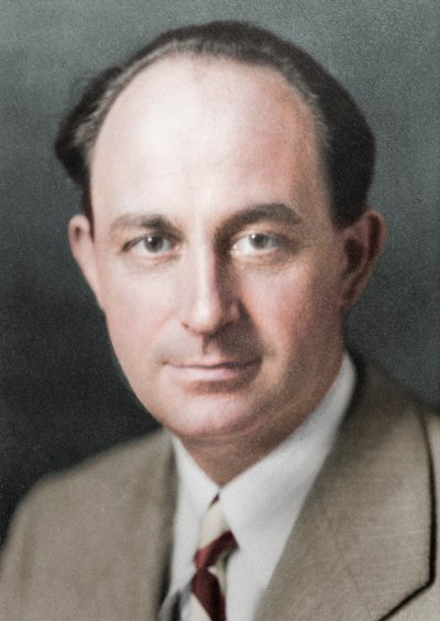 Enrico Fermi, italiensk-född amerikansk kärnfysiker, c1938 av Unbekannt