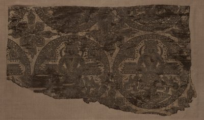 Enthroned King Flankerad av Griffins, 800-tal. av Unbekannt