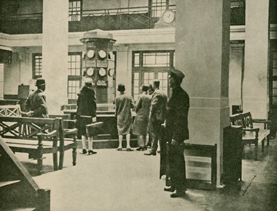 Entréhallen, London Air Station, 1927 av Unbekannt