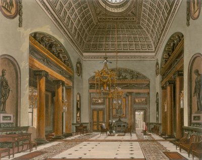 Entréhallen till Carlton House, Westminster, London av Unbekannt