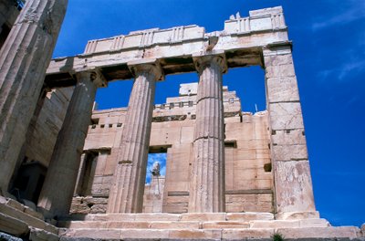 Ingången till Akropolis, Aten, 500-talet f.Kr av Unbekannt