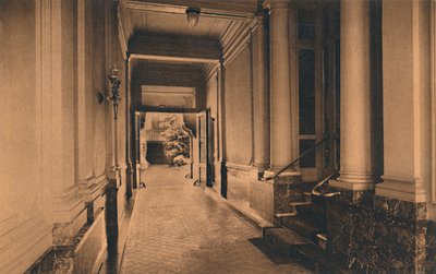 Inträde till den kubanska ambassaden i Bryssel, Belgien, 1927. av Unbekannt