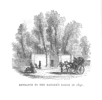 Ingången till Rangers Lodge 1841, c1870 av Unbekannt