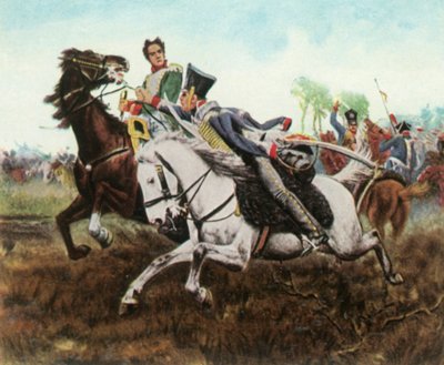 Avsnitt under slaget vid Dennewitz, 6 september 1813, 1936. av Unbekannt