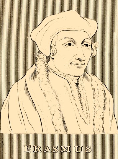 Erasmus, 1466-1536, 1830. av Unbekannt