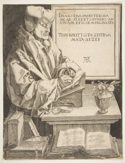 Erasmus av Rotterdam copy.n.d. av Unbekannt