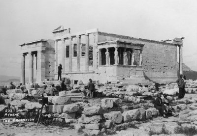 Erechtheion, Aten, Grekland, c1920-c1930-tal av Unbekannt