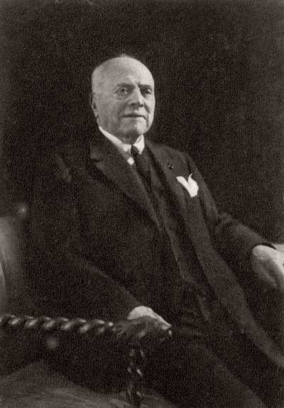 Ernest Cognacq, fransk återförsäljare, 1912 av Unbekannt
