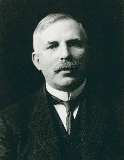 Ernest Rutherford 1871-1937, Nobelprisbelönt atomfysiker, c1908 av Unbekannt