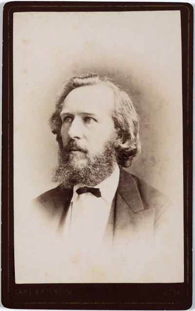 Ernst Haeckel, tysk naturforskare, ca 1860-talet av Unbekannt