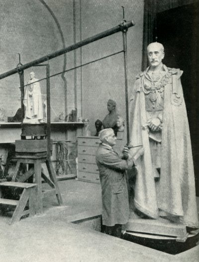 Europeisk skulptör, 1947. av Unbekannt