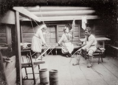Mari-folkets vardag, Ryssland, c1880-c1890-talet av Unbekannt