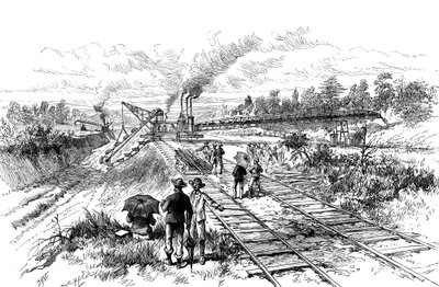 Utgrävning av Panamakanalen, 1888 av Unbekannt