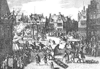 Avrättningen av Conspirators of the Gunpowder Plot 1606, 1795 1897 av Unbekannt