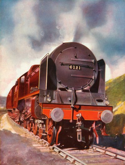 Expresspassagerarlokomotiv av Royal Scot 4-6-0-klassen, 1935-36. av Unbekannt