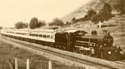 Snabbtåg, Bombay, Baroda och Central India Railway, 1930. av Unbekannt