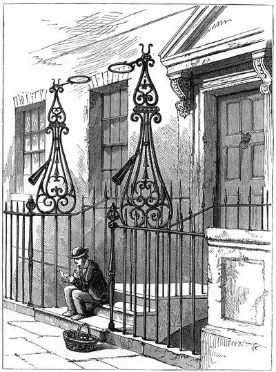 Brandsläckare på Berkeley Square, London, 1891 av Unbekannt
