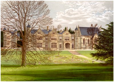 Exton House, Rutland, hem för Earl of Gainsborough, c1880 av Unbekannt