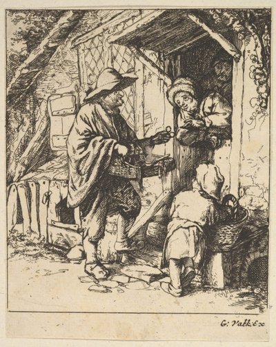 Glasögonhandlare, 1610-85. av Unbekannt