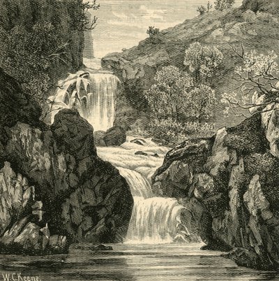 Fall in the Devils Glen, 1898. av Unbekannt