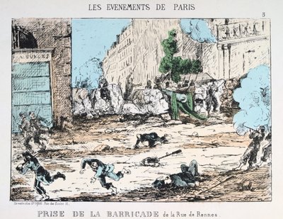 Pariskommunens fall, 1871 av Unbekannt