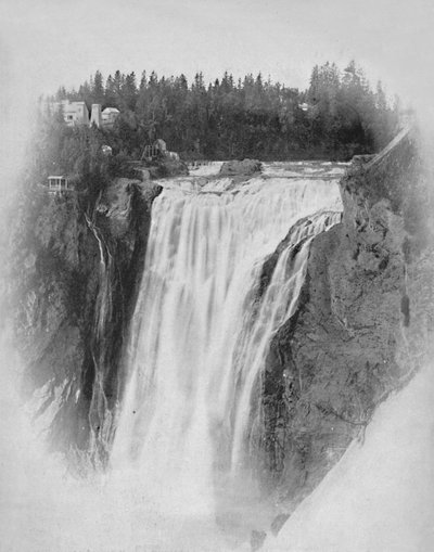 Falls of Montmorency, Quebec, c1897. av Unbekannt