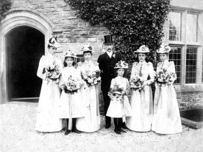 Familjefoto, c1882 av Unbekannt
