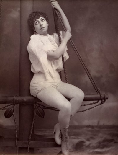 Fannie Leslie, brittisk sångerska och skådespelerska, 1882 av Unbekannt