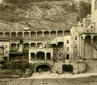 Staden Faust i Felsenreitschule, Salzburg, Österrike, c1935. av Unbekannt