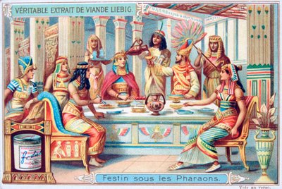 Fest vid faraonernas tid, forntida Egypten, c1900 av Unbekannt