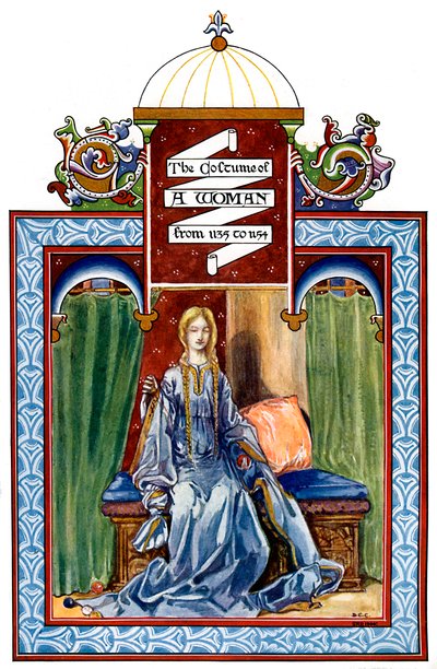 Kvinnlig kostym, 1135-1154, 1904 av Unbekannt